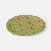 Assiettes En Carton Sur La Chasse Pour Le Motif Des Hugs (Angle)