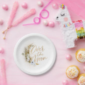 Assiettes En Carton Sur la Lune Boho Gold Dust & Nuds (Fête)