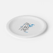 Assiettes En Carton Sur le lac (Angle)