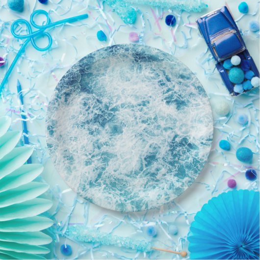 Assiettes En Carton Surf (Fête)