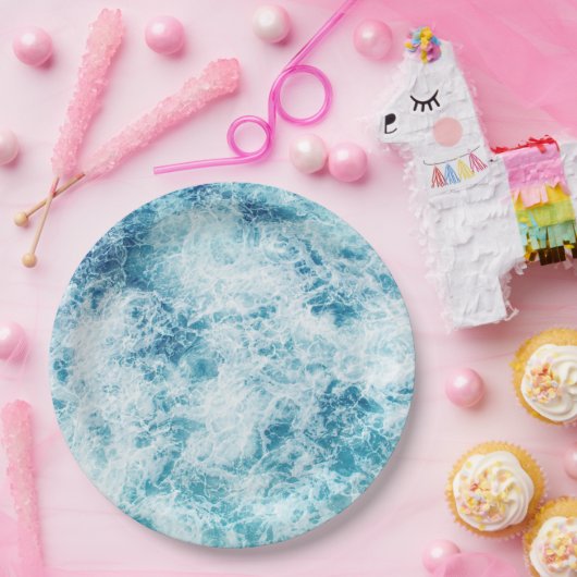 Assiettes En Carton Surf (Fête)