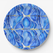 Assiettes En Carton Surf et sable tropicaux - Beach Living (Devant)