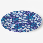 Assiettes En Carton Surf JUNGLE (COMBO BLEU) (Angle)