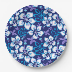 Assiettes En Carton Surf JUNGLE (COMBO BLEU)