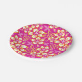 Assiettes En Carton Surf JUNGLE (COMBO ROSE CHAUDE) (Angle)