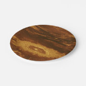 Assiettes En Carton Surface bouillante de la planète Vénus (Angle)