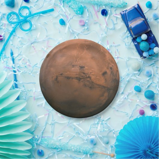 Assiettes En Carton Surface de Mars (La planète rouge) (Fête)