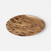 Assiettes En Carton Surface rocheuse de la planète Mars (Angle)