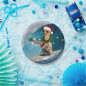 Assiettes En Carton Surfing de Christmas (Fête)