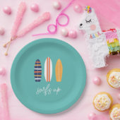 Assiettes En Carton Surfs Up BOY Plage de surf Anniversaire (Fête)