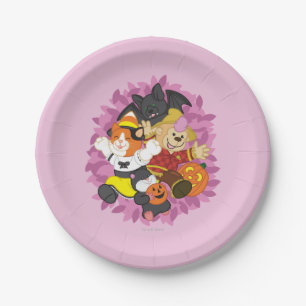 Assiettes En Carton Surprise d'animaux familiers de Webkinz Halloween