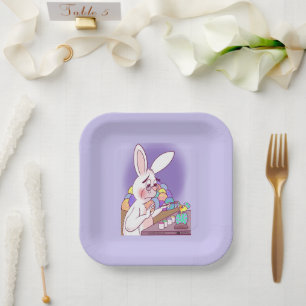 Assiettes En Carton Surprise de Pâques