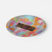 Assiettes En Carton Surprise d'éclaboussure (Angle)