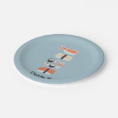 Assiettes En Carton Sushi japonais personnalisé (Angle)
