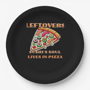 Assiettes En Carton Sushi Pizza Art - Les Leftots Sont Pour Les Clas Q