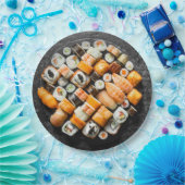 Assiettes En Carton Sushi Platter (Fête)
