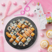 Assiettes En Carton Sushi Platter (Fête)