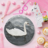 Assiettes En Carton Swan impressionniste (Fête)