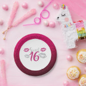 Assiettes En Carton Sweet 16 (Fête)