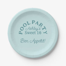 Sweet 16 Summer Pool Party Anniversaire