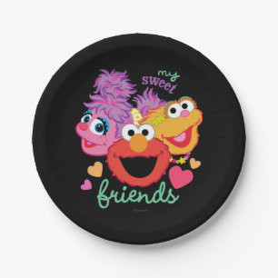 Assiettes En Carton Sweet Best Friends caractères