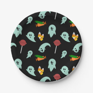 Assiettes En Carton Sweet Ghost