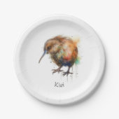 Assiettes En Carton Sweet Kiwi, coutume (Devant)