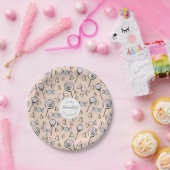 Assiettes En Carton Sweet Little One Candy Thème Premier anniversaire (Fête)