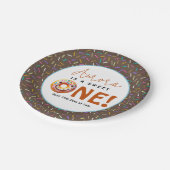 Assiettes En Carton Sweet One aquarelle mignonne beignets 1er annivers (Angle)