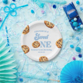 Assiettes En Carton Sweet One Cookies et Lait 1er anniversaire fête (Fête)