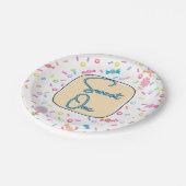 Assiettes En Carton Sweet One First Birthday Party Plates (Angle)