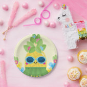 Assiettes En Carton Sweet Pineapple Girls Ms Onederful Premier anniver (Fête)