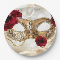 Sweet Sixteen 16 Crème Or Bal Masqué
