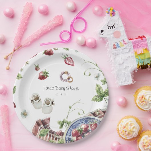 Assiettes En Carton Sweet Summer Pique-nique | BABY SHOWER (Fête)