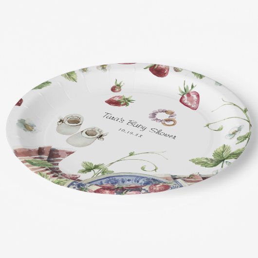 Assiettes En Carton Sweet Summer Pique-nique | BABY SHOWER (Angle)