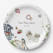 Assiettes En Carton Sweet Summer Pique-nique | Plaque de papier Baby s (Devant)