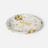 Assiettes En Carton Sweet to Bee ONE' 1er anniversaire (Angle)
