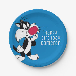 Assiettes En Carton Sylvester Jr.   Pose classique