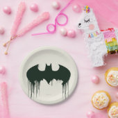 Assiettes En Carton Symbole Batman | Logo Spraypaint (Fête)