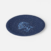 Assiettes En Carton Symbole Capricorne Constellation et Zodiaque avec (Angle)