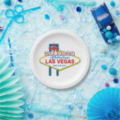 Assiettes En Carton Symbole de Las Vegas (Fête)