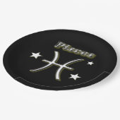 Assiettes En Carton Symbole de Pisces (Angle)