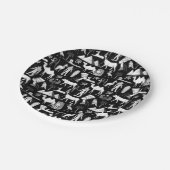 Assiettes En Carton Symbole Hiéroglyphique d'Égypte ancienne Motif (Angle)