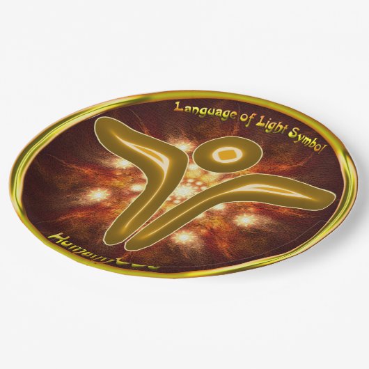 Assiettes En Carton Symbole humain (Angle)