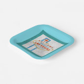 Assiettes En Carton SYMBOLE REtro Vegas Grunge Style (Angulaire)