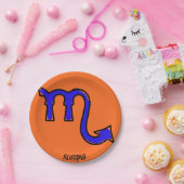 Assiettes En Carton Symbole Scorpio (Fête)
