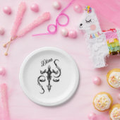 Assiettes En Carton SYMBOLE Zodiaque Libra (Fête)