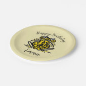 Assiettes En Carton Sympa graphique FROG - Animaux de fête - faune (Angle)