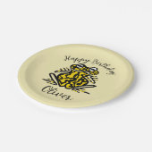 Assiettes En Carton Sympa graphique FROG - Animaux de fête - faune (Angle)