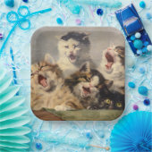 Assiettes En Carton Symphonie de Kitten par Julius Adam II (Fête)